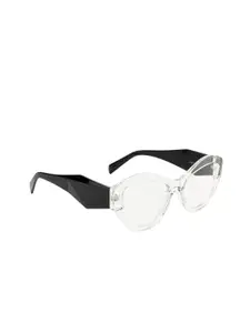 DressBerry Women Transparent Lens & Cateye Sunglasses With UV Protected Lens DB-JL9276-C5