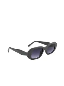 DressBerry Women Grey Lens & Black Rectangle Sunglasses DB-JL9272-C2