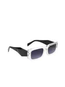 DressBerry Women Transparent Lens Rectangle Sunglasses With UV Protected Lens DB-JL9280-C7