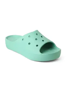 Crocs Women Self Design Croslite Sliders