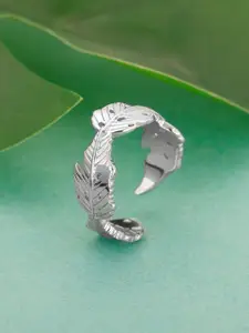 GIVA 925 Sterling Silver Rhodium-Plated Adjustable Finger Ring