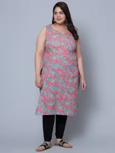 Bani Women Plus Size Floral Printed Kurta
