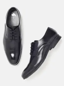 GABICCI Men Textured Leather Formal Derbys