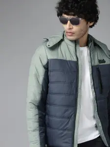 The Roadster Lifestyle Co. Colourblocked Padded Jacket