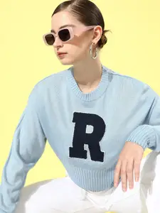 The Roadster Life Co. Self Design Typography Pullover Sweater