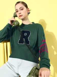 The Roadster Life Co. Self Design Typography Pullover Sweater