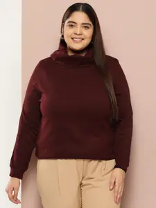 Sztori Plus Size Turtle Neck Pullover