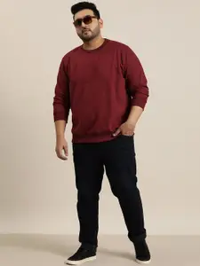 Sztori Plus Size Round Neck Sweatshirt