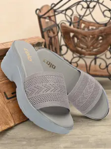 Colo Woven Design Platform Heels