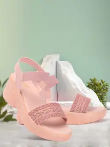 Colo Woven Design Platform Heels