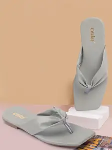 Colo Open Toe T-Strap flats