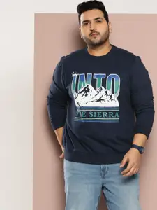 Sztori Plus Size Printed Sweatshirt