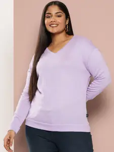 Sztori Plus Size V-Neck Pullover