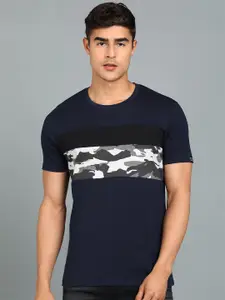 Urbano Fashion Camouflage Printed Pure Cotton Slim Fit T-shirt