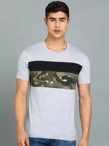 Urbano Fashion Camouflage Printed Pure Cotton Slim Fit T-shirt