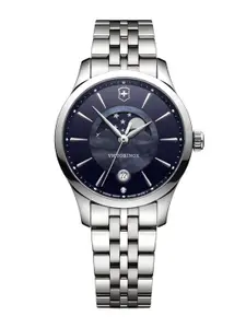 Victorinox Alliance Men Dial & Stainless Steel Bracelet Style Straps Analogue Watch 241752