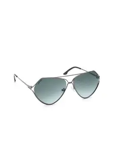 Fastrack Women Oval Sunglasses M178BK3F