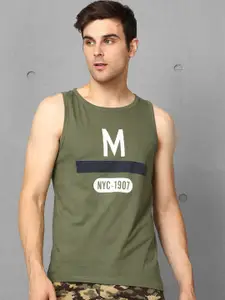 Metronaut Men Typography Printed Cotton Sleeveless T-shirt