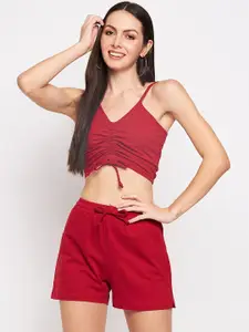 BRINNS Bralette Top With Shorts Co-Ords