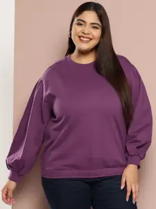 Sztori Plus Size Pullover Sweatshirt