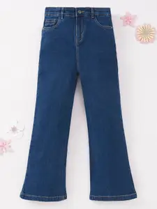 edheads Girls Mid-Rise Clean Look Bell Bottom Stretchable Jeans