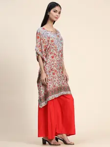 HOUSE OF KARI Ethnic Motifs Printed Kaftan Kurta