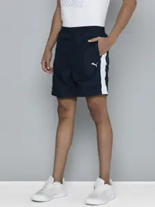 Puma Men Zippered Regular Fit Woven Side Striped Training Sports Shorts