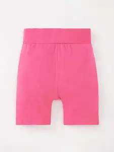 edheads Girls Skinny Fit Mid-Rise Cotton Sports Shorts