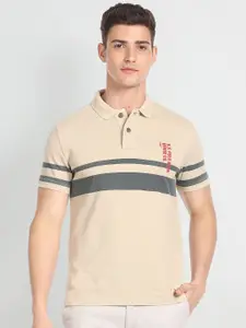 U.S. Polo Assn. Denim Co. Horizontal Engineered Stripe Cotton Polo Shirt