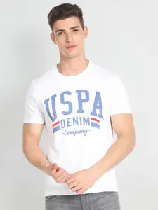 U.S. Polo Assn. Denim Co. Brand Logo Print Cotton T-Shirt