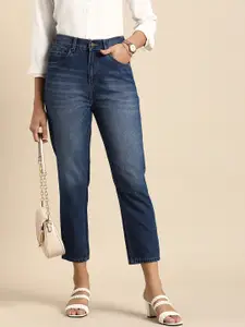 all about you Women Relaxed Fit High-Rise Light Fade Jeans