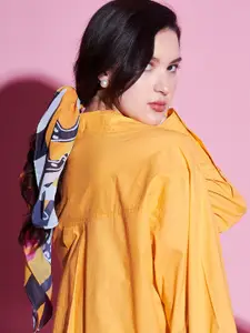 Athena Women Fuchsia & White Printed Scarf