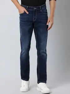 Indian Terrain Men Mid-Rise Brooklyn Slim Fit Clean Look Light Fade Jeans