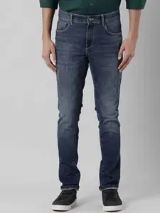 Indian Terrain Men Brooklyn Slim Fit Low Distress Light Fade Jeans