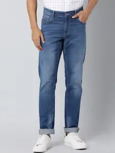 Indian Terrain Men Light Fade Clean Look Mid-Rise Brooklyn Slim-Fit Jeans