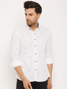 Duke Slim Fit Conversational Printed Cotton Casual Shirt