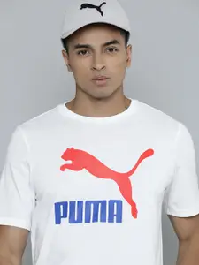 Puma Pure Cotton Classics Logo Printed Sports T-Shirt