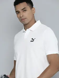Puma Men CLASSICS Polo Collar Pure Cotton Regular Fit T-shirt
