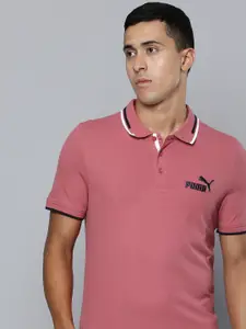 Puma Tipping Pure Cotton Slim Fit Polo Collar Outdoor T-shirt