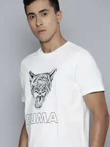 Puma Clear Out Brand Logo Printed Pure Cotton Sports T-shirt