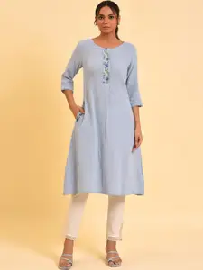 W Women A-Line Cotton Kurta
