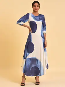 W White Dyed Maxi Dress