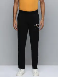 one8 x PUMA Men Virat Kohli Logo Printed Mid-Rise Slim Fit Track Pants