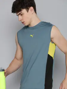 one8 x PUMA Brand Logo Printed Sleeveless dryCELL Active Training Regular Fit Tank T-shirt