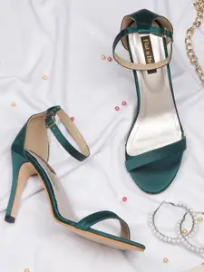 Flat n Heels Ankle Looped Slim Heels