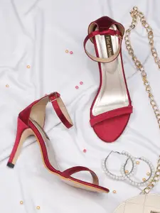 Flat n Heels Ankle Looped Slim Heels