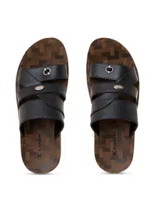 Khadims Men Textured Comfort Sandals