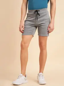 Sweet Dreams Men Grey Mid-Rise Cotton Shorts