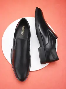 ALBERTO MORENO Men Textured Formal Slip-On Shoes