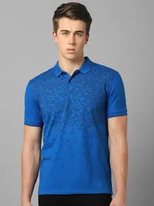 Allen Solly Geometric Printed Polo Collar Pure Cotton T-shirt